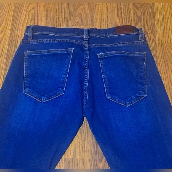 Zara Man Dark Wash Denim Jeans Mens W30L30 A65 - Picture 9 of 10